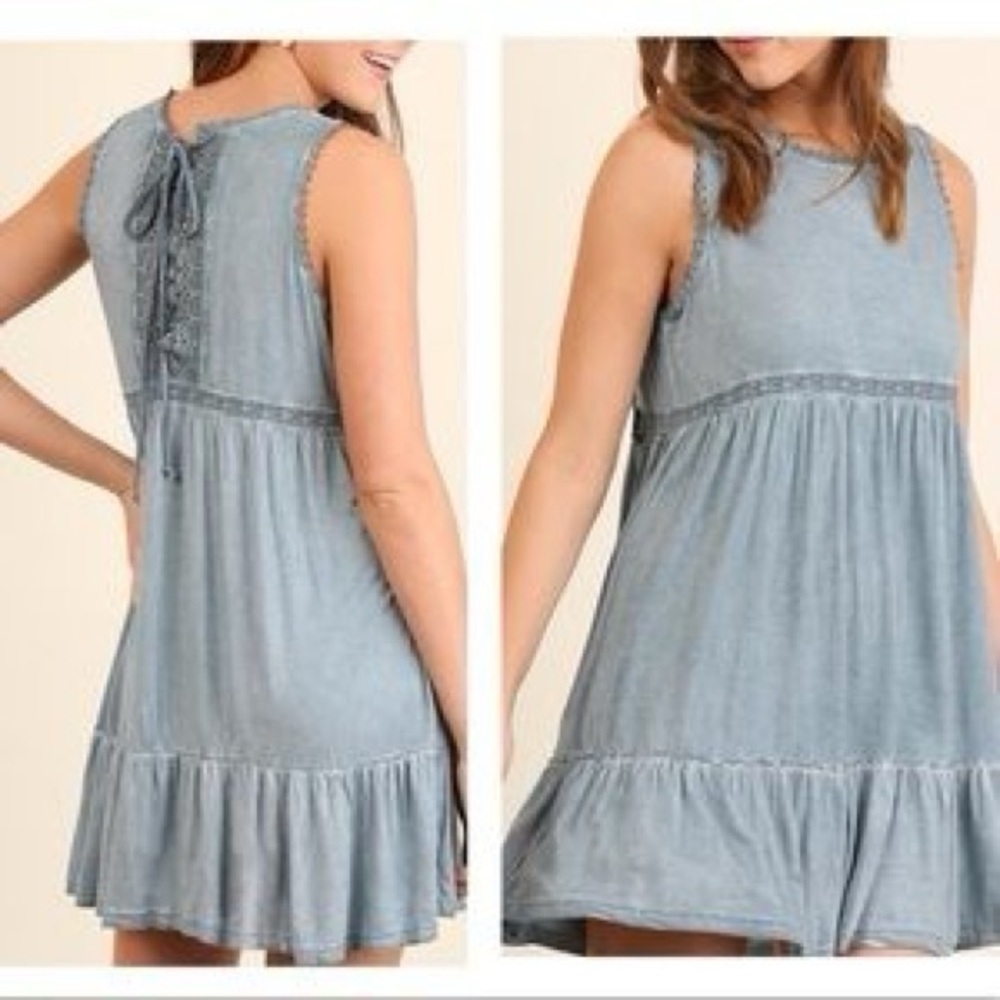 Umgee Babydoll Dress Small